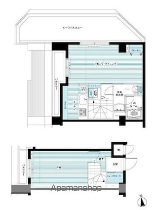 フェニックス江戸川橋[1LDK/46.47m2]の間取図