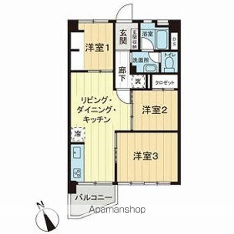 東陽町住宅の間取り写真