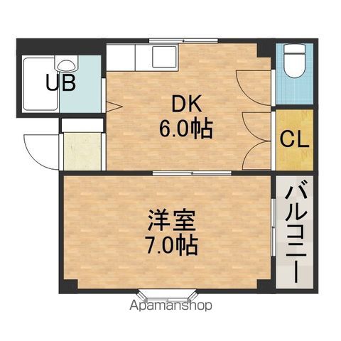 クレイテルハイツの間取り写真