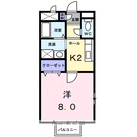 サンライズ富田の間取り写真