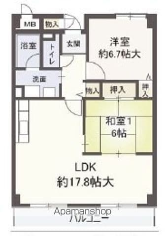 ルミエール西緑丘の間取り写真