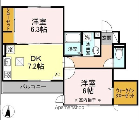 ラマージュVIの間取り写真