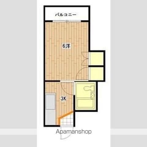 梅田マンションの間取り写真