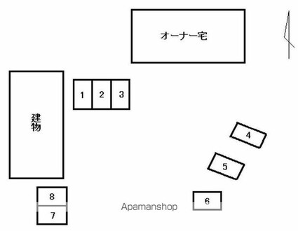 ファミール花園[2K/29.81m2]の配置図