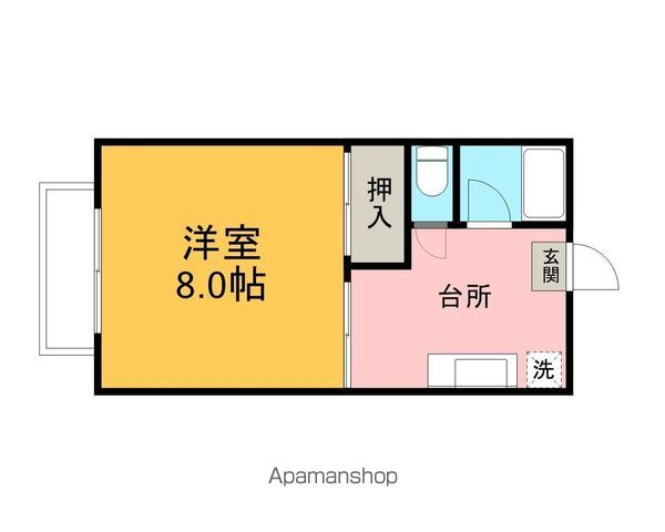 ハイツ荒巻の間取り写真