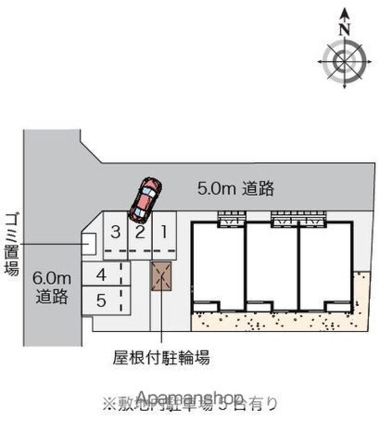 クレイノクオーレ狭山[1LDK/42.72m2]の配置図