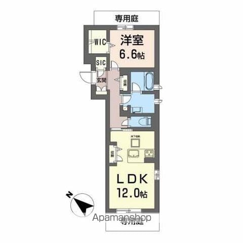 グランエス長束の間取り写真