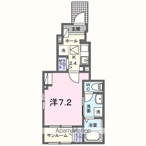 【カーサ　ミナトの間取り】