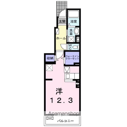 坂本３丁目アパート　　　　　　　　　　　　　　　　　　　　　[1R/33.78m2]の間取図