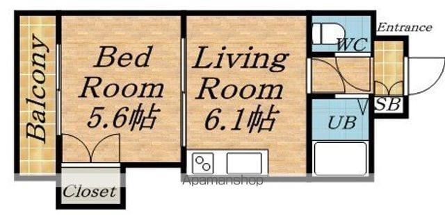 エンドレス琴似B棟の間取り写真