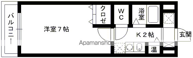 アクシス箱崎の間取り