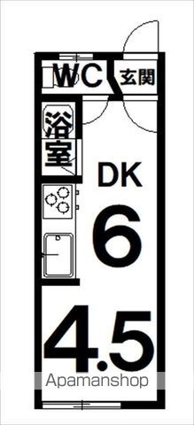 ロイヤルハイツ1.7の間取り写真