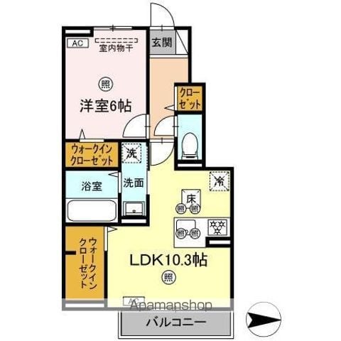 エトワリアの間取り写真