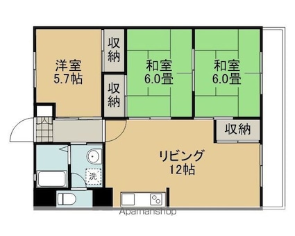 センチュリーハイツ[3LDK/65.63m2]の間取図
