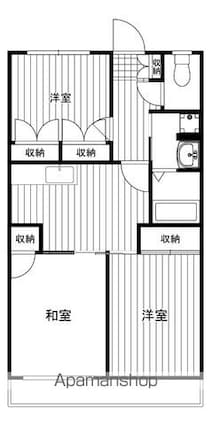 リエス清瀬旭が丘[3DK/64m2]の間取図