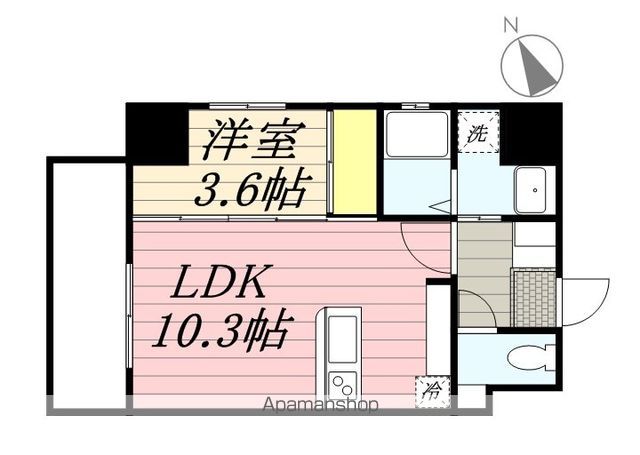 福岡市東区箱崎のマンションの間取り