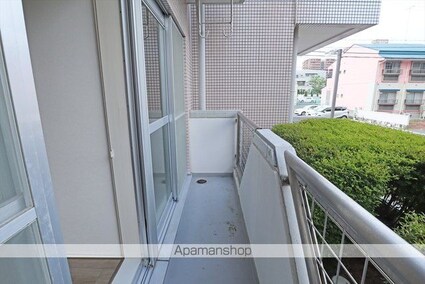 ガーデンテラス細沼Ａ[2K/36.89m2]のバルコニー