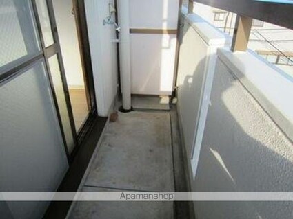 オカモトハイツ（西町）[1R/23.65m2]のバルコニー