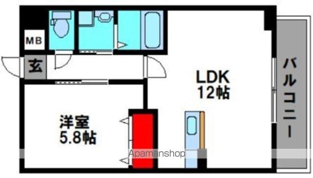 FLATS豊成の間取り写真
