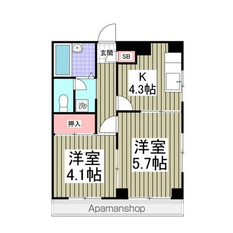 サンモール相模の間取り写真