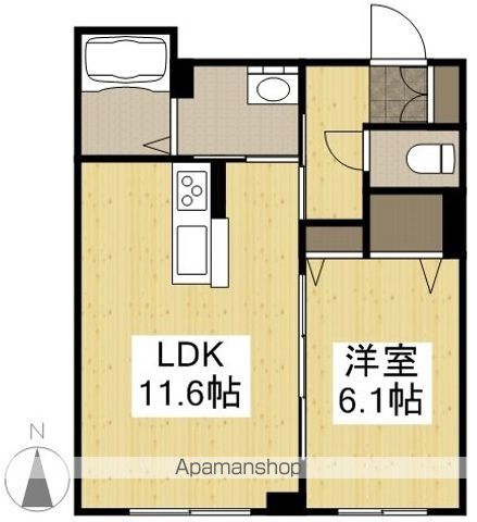 メゾンみくりな白石の間取り写真