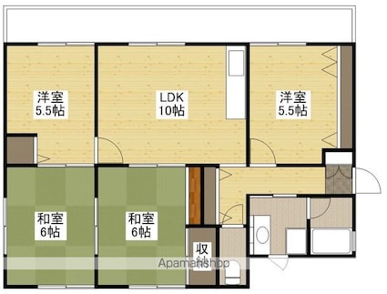 メゾンＭ[4LDK/79.59m2]の間取図