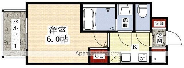 LA DOUCEUR 江坂IIの間取り写真