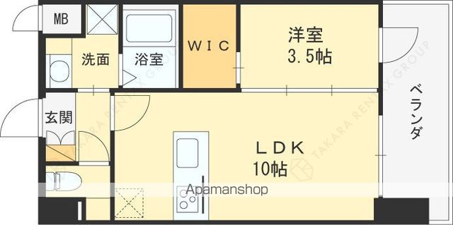 ALIVIS三国本町の間取り写真
