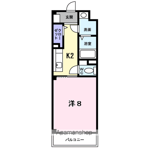 エスポワール西川の間取り写真