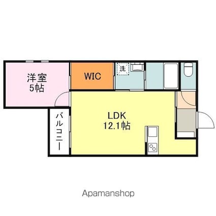 Ｌｉｅｎ南本庄[1LDK/40.68m2]の間取図