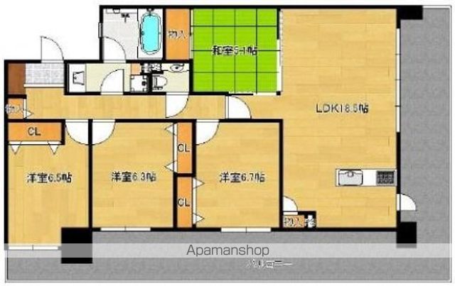 ルネッサンス２１千早の間取り