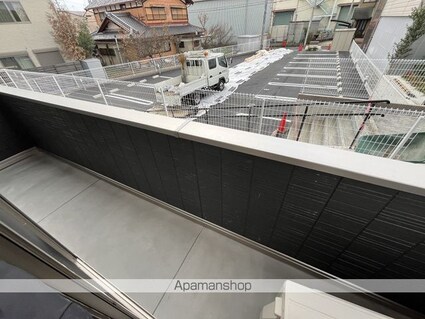 滋賀県草津市東矢倉３丁目[1LDK/42.79m2]のバルコニー