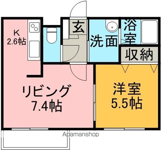ナンディーヌトレーズの間取り写真
