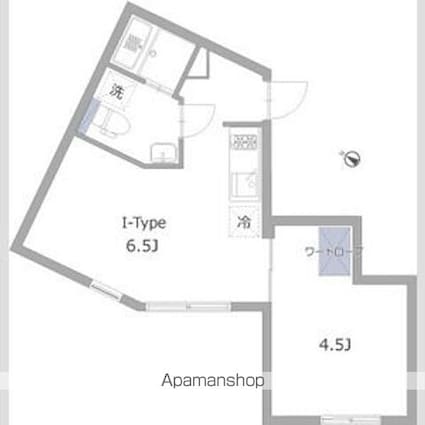 ラニ池袋[1LDK/32.59m2]の間取図