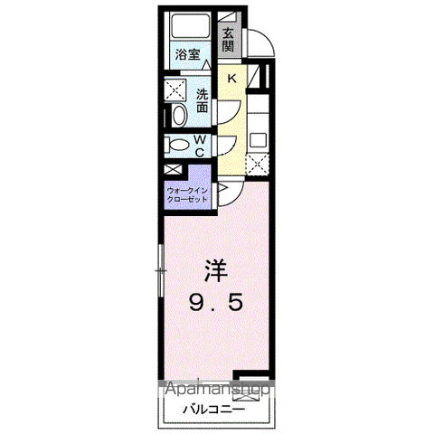 上越線 群馬総社駅 徒歩56分 2階建 築6年の間取り写真