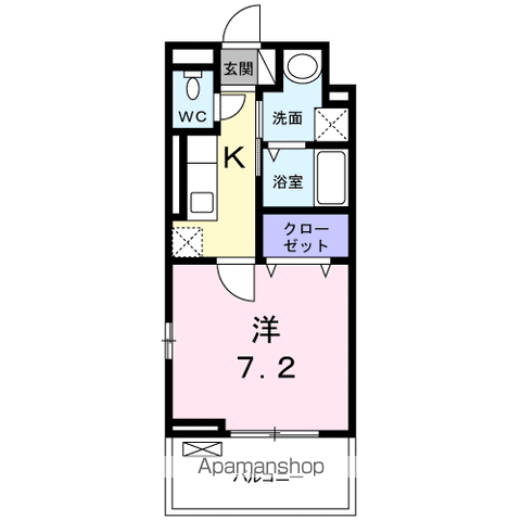 APT.くりくまの間取り写真