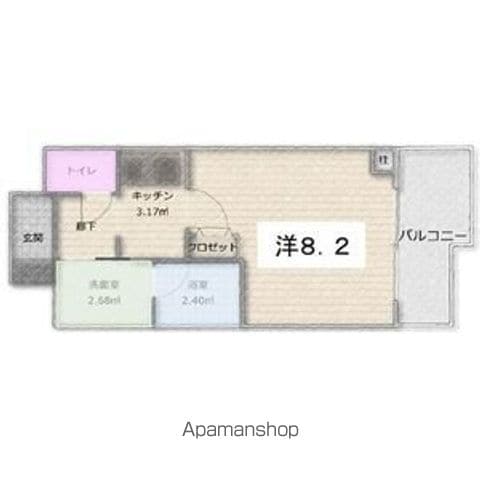 アルグラッド野田阪神の間取り写真