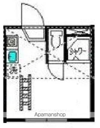 東京都杉並区高円寺南１丁目[1R/12.42m2]の間取図