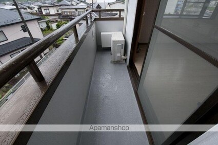 ブルースカイ[1K/25.42m2]のバルコニー