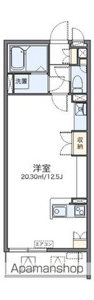 レオネクストうめの木[1R/33.12m2]の間取図