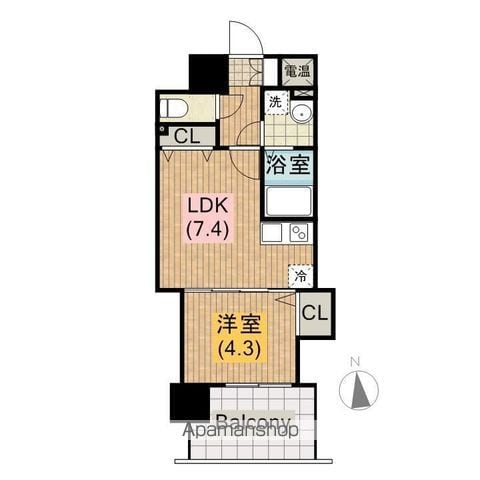 KMレジデンス堺東駅前の間取り写真