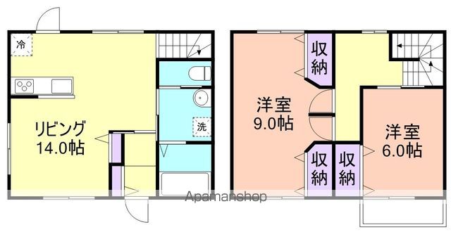 和歌山市三葛のテラスの間取り