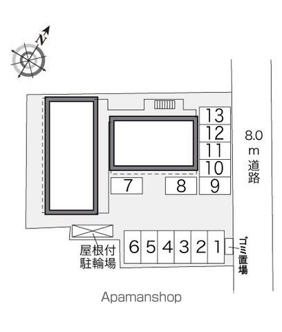 レオパレスクレール 208 ｜ 千葉県銚子市清川町１丁目8-3（賃貸アパート1K・2階・23.18㎡） その14