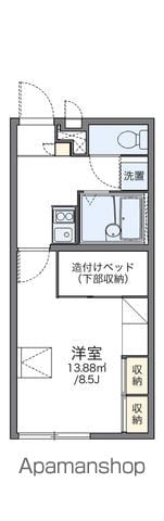 レオパレス新富山Aの間取り写真