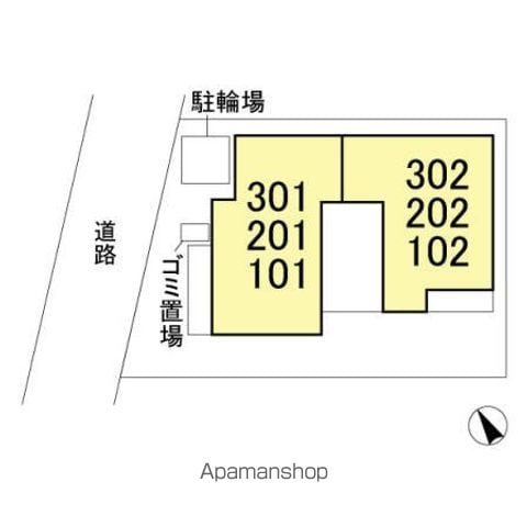 プランドール 301 ｜ 千葉県船橋市東中山１丁目26-20（賃貸アパート1LDK・3階・38.83㎡） その14