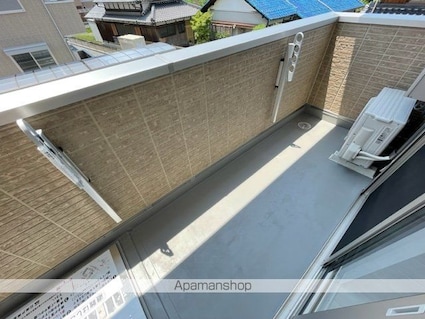 ＬＡ　ＶＩＬＬＡ五個荘Ｂ棟[1K/29.23m2]のバルコニー