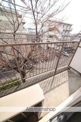 ハイツ椎の木[1R/17m2]のバルコニー