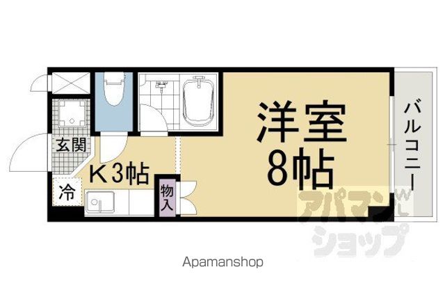 カルテットKOBORI A棟の間取り写真