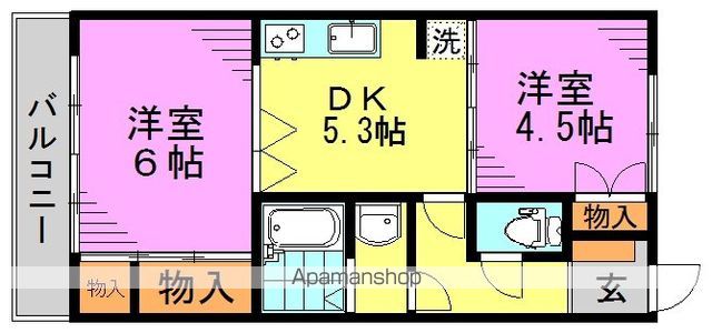 セラ若宮の間取り写真