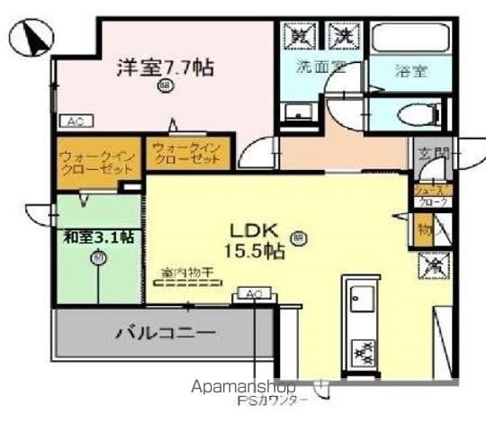 ＴＯＲＩＳＩＡ寺田町 201 ｜ 大阪府大阪市生野区生野西４丁目15-13（賃貸アパート2LDK・2階・62.63㎡） その2